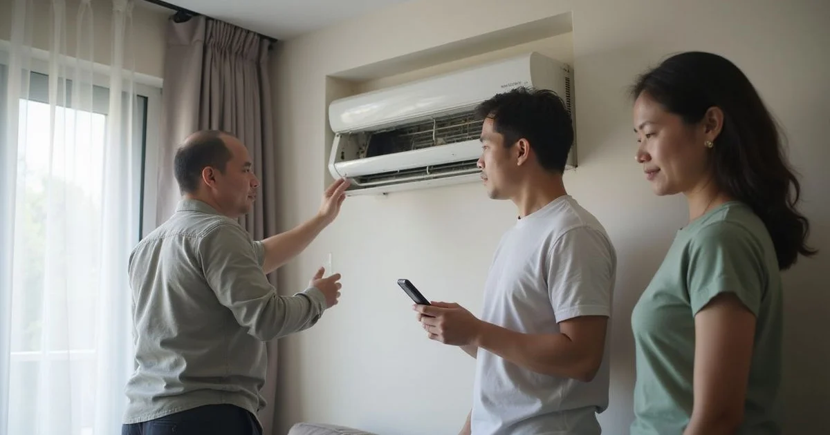 Mould and poor indoor air quality from a dirty aircon: warning signs and health risks