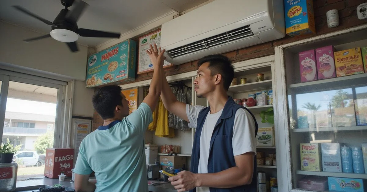 Setting up aircon for a shop, office or small business in Malaysia